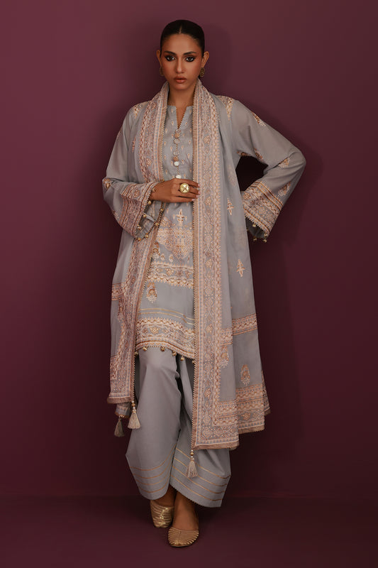 Shirt Shalwar Dupatta - 0438