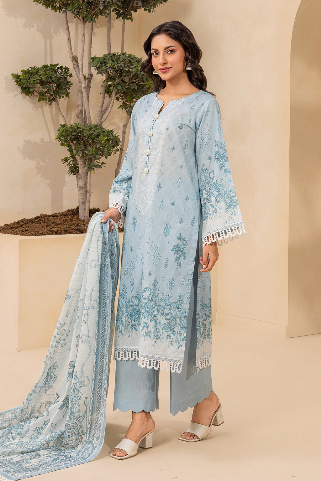 Shirt Shalwar Dupatta - 0475