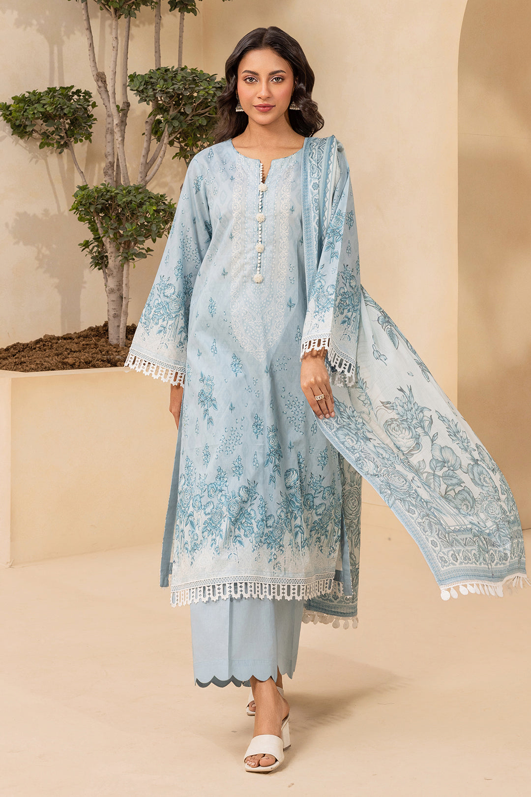 Shirt Shalwar Dupatta - 0475