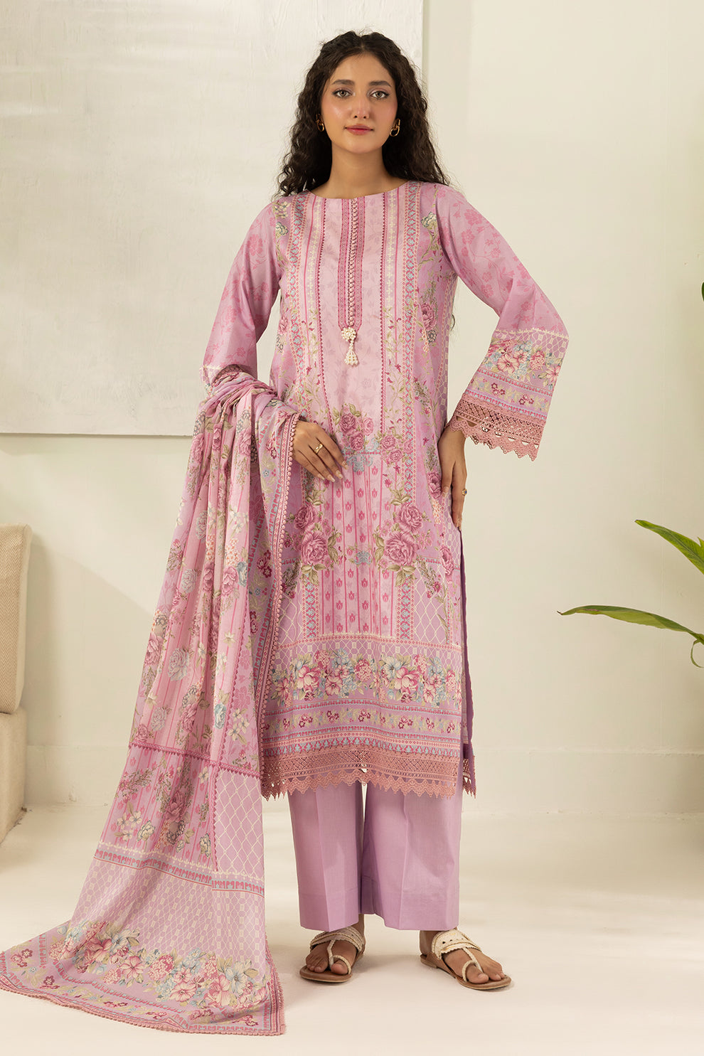 Light pink Unstitched for Women