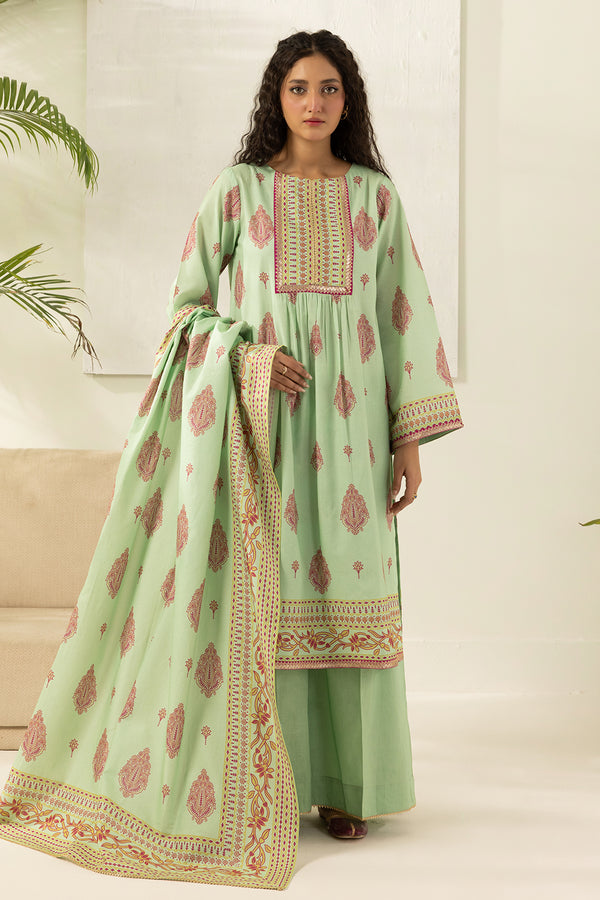 Tea green Unstitched for Women