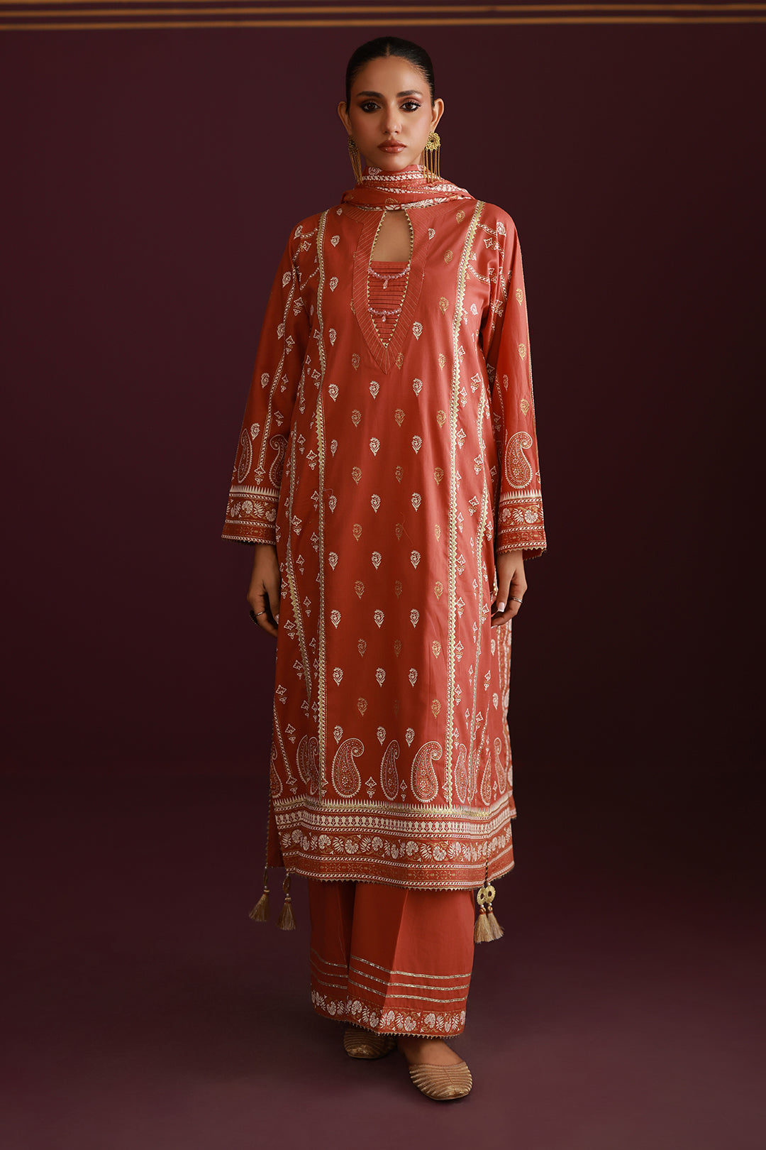 Shirt Shalwar Dupatta - 0496