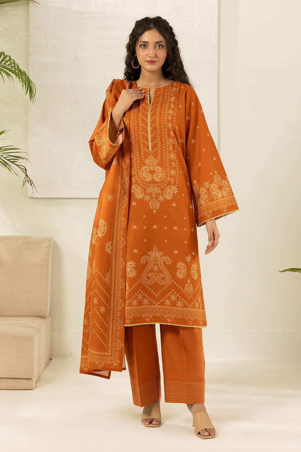 Orange Unstitched for Women