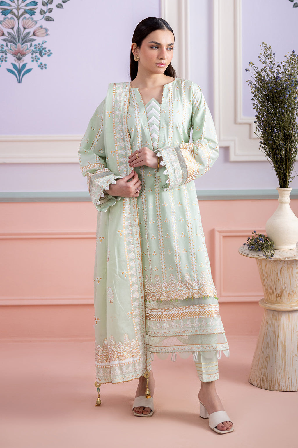 Shirt Shalwar Dupatta - 0558