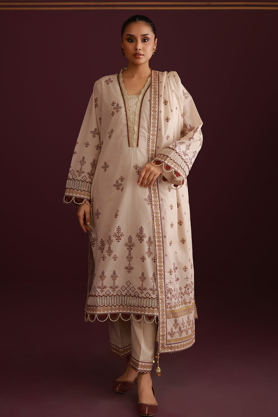 Shirt Shalwar Dupatta - 0562