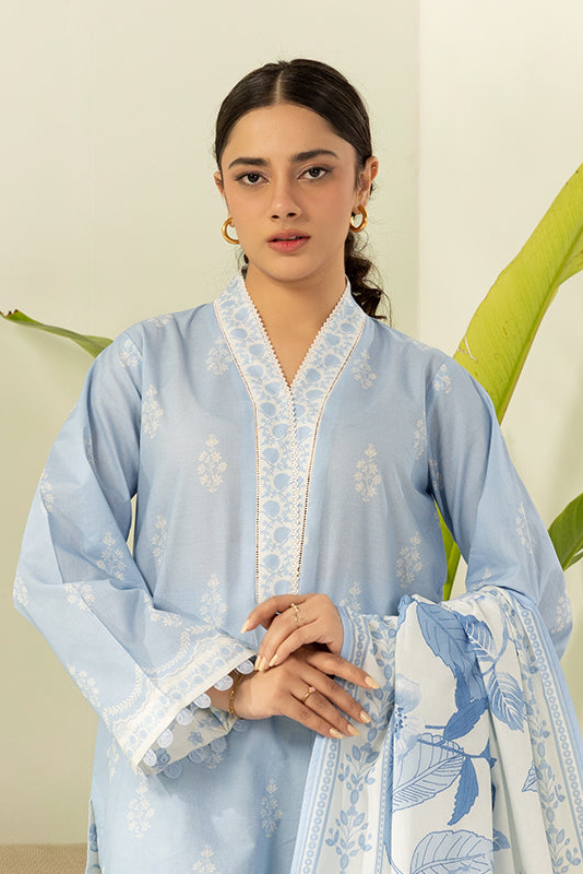 Ice blue Unstitched for Women