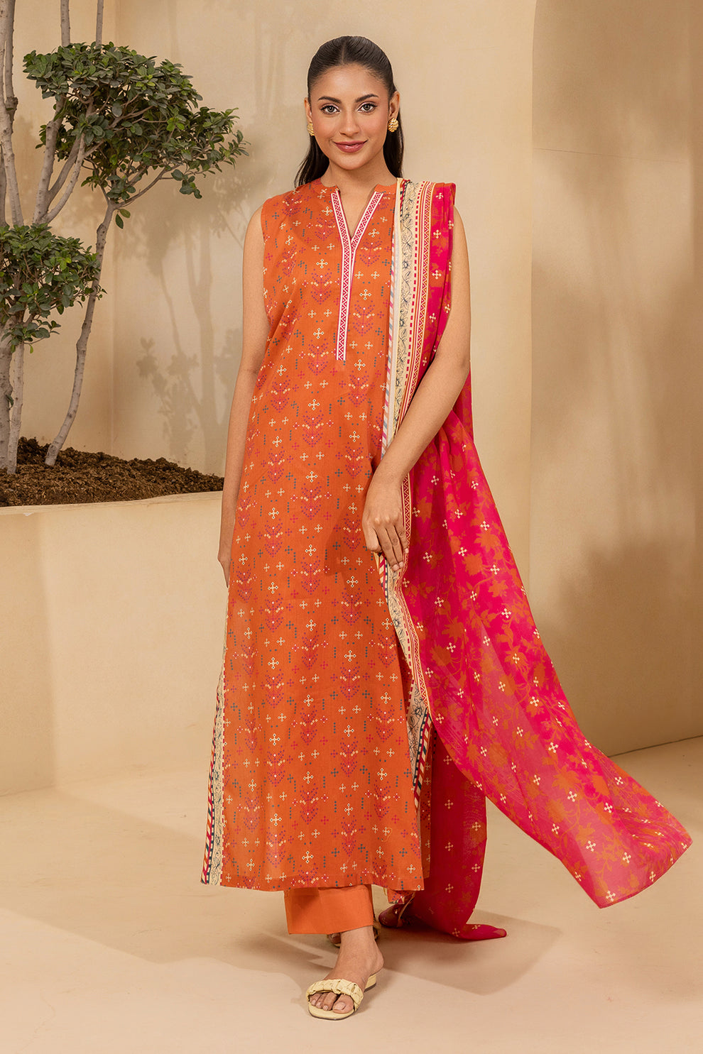 Orange Unstitched for Women