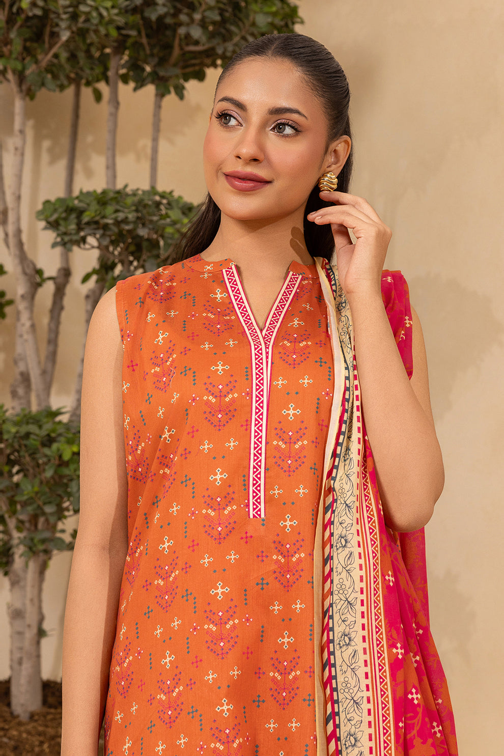 Orange Unstitched for Women