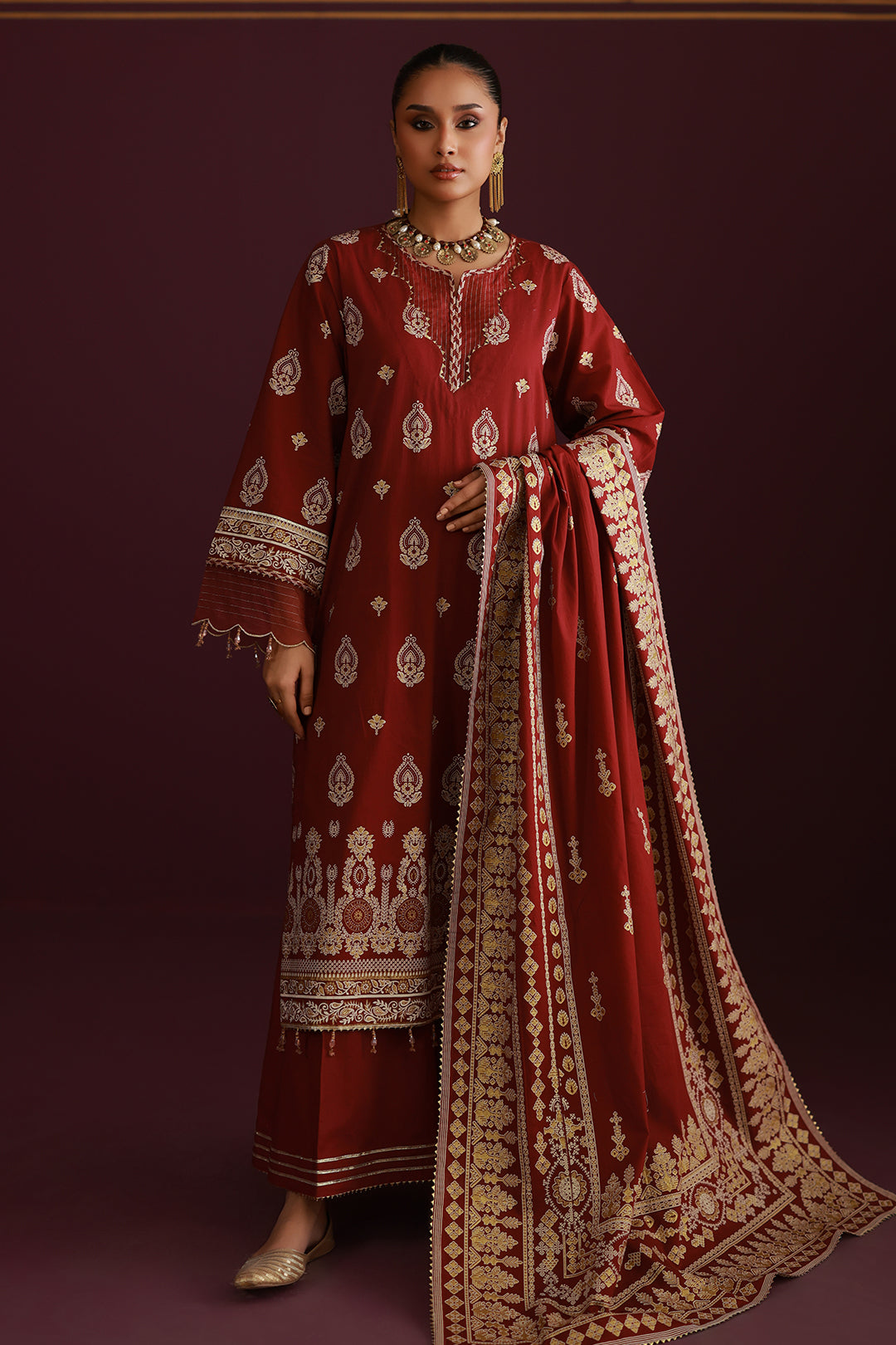 Shirt Shalwar Dupatta - 0704