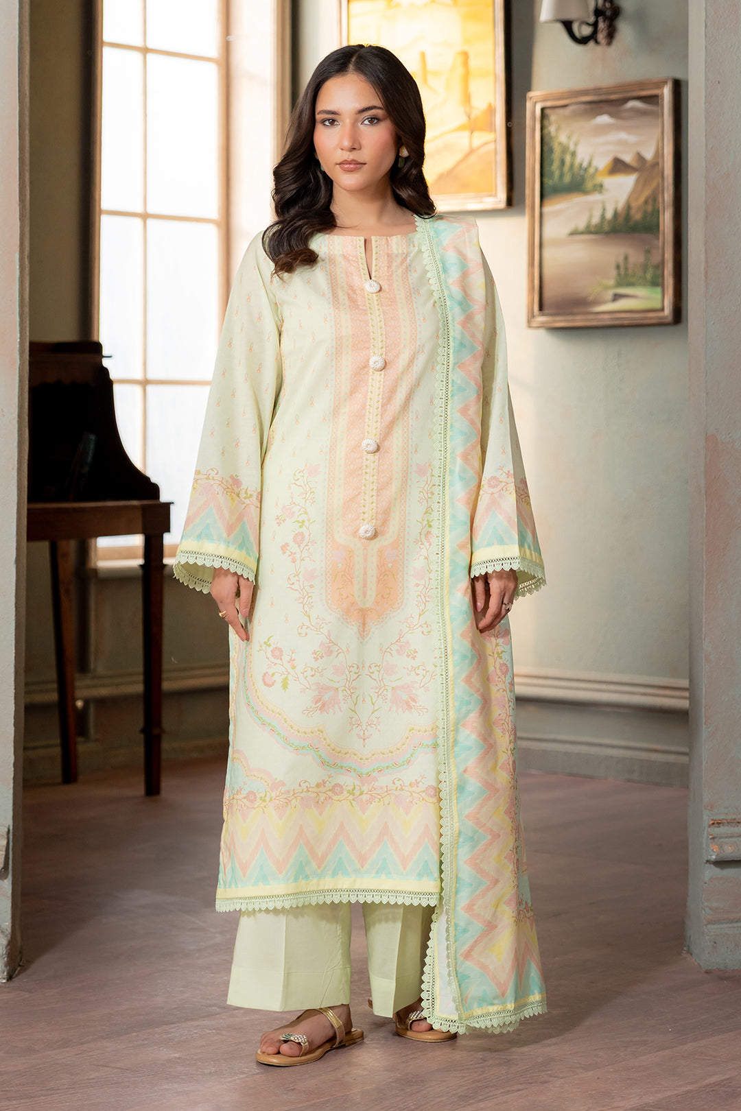 Shirt Shalwar Dupatta - 0746