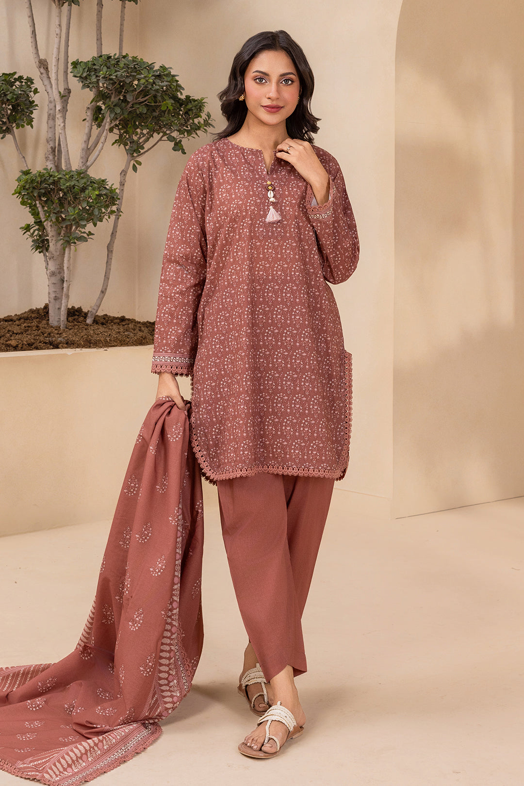 Shirt Shalwar Dupatta - 0755