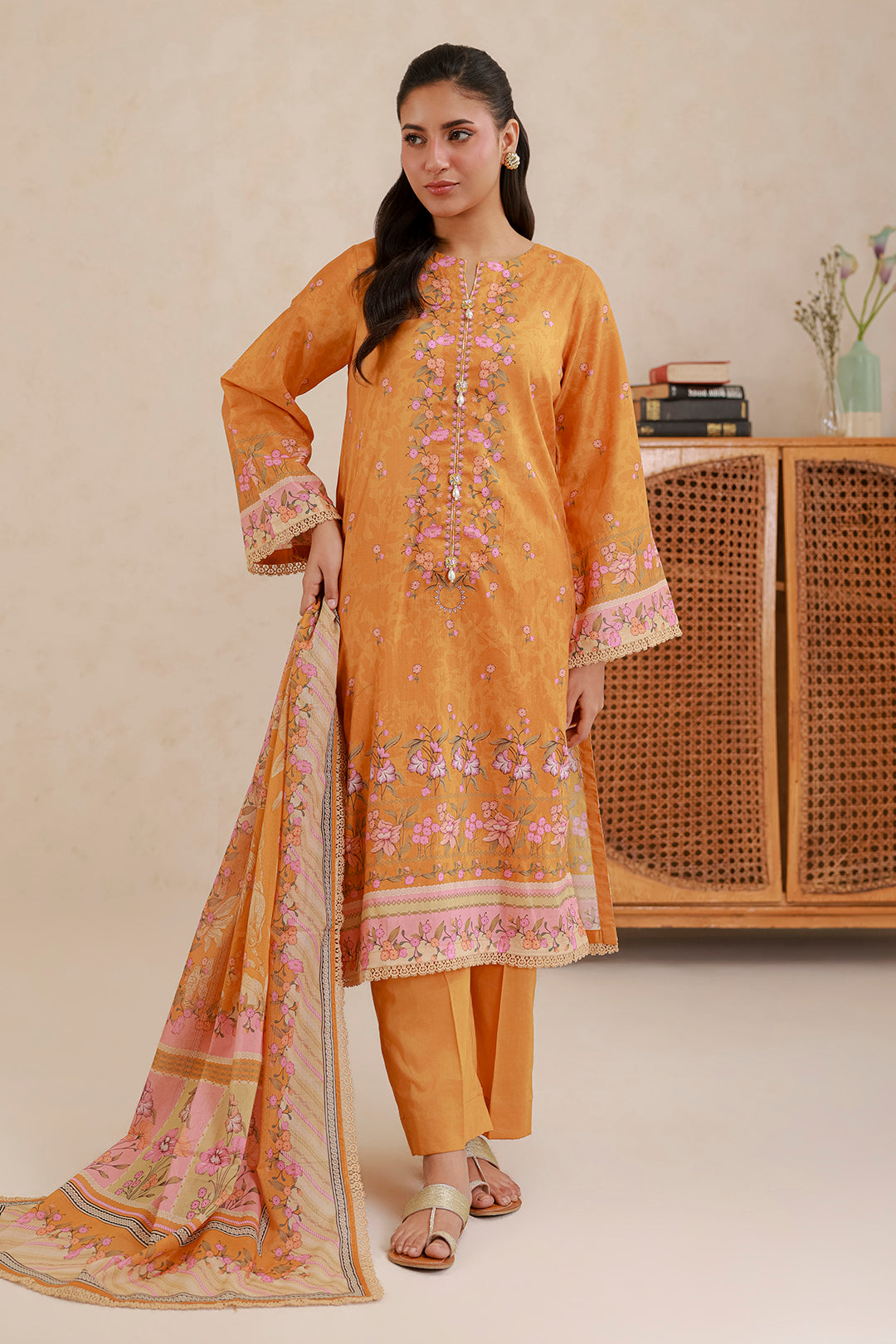Shirt Shalwar Dupatta - 0758