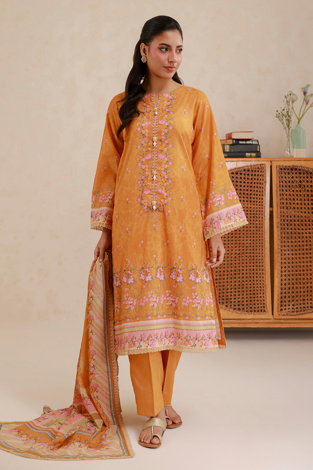 Shirt Shalwar Dupatta - 0758
