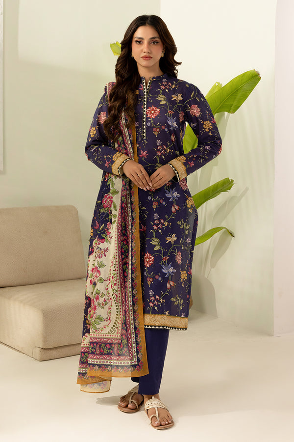 Navy blue Unstitched for Women