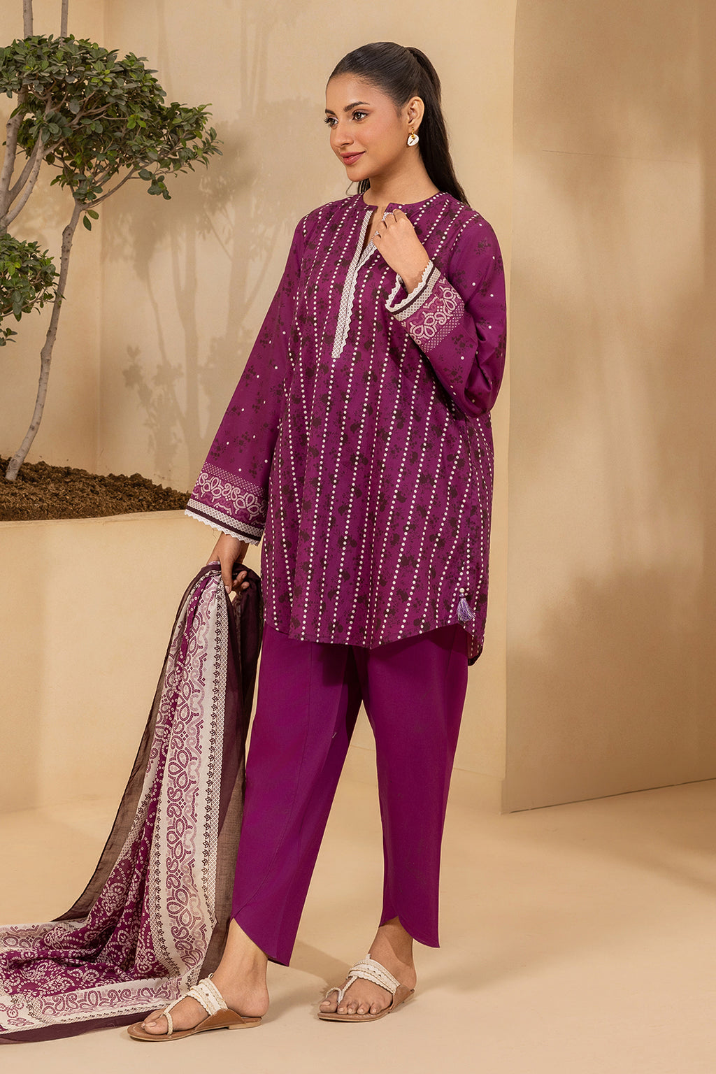 Shirt Shalwar Dupatta - 0761