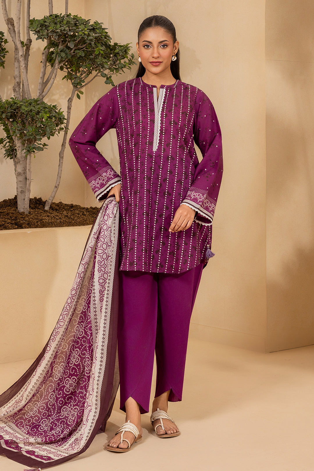Shirt Shalwar Dupatta - 0761