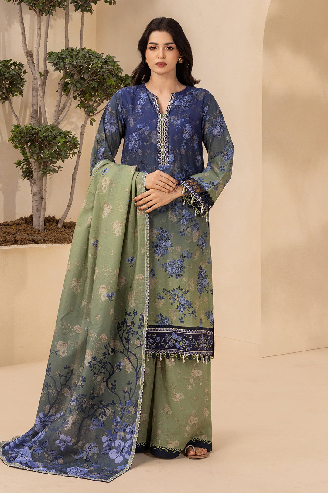 Shirt Shalwar Dupatta - 0766