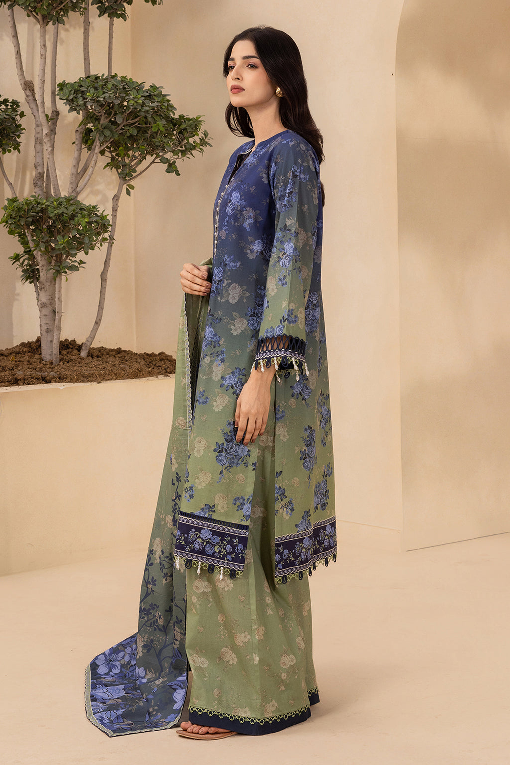 Shirt Shalwar Dupatta - 0766