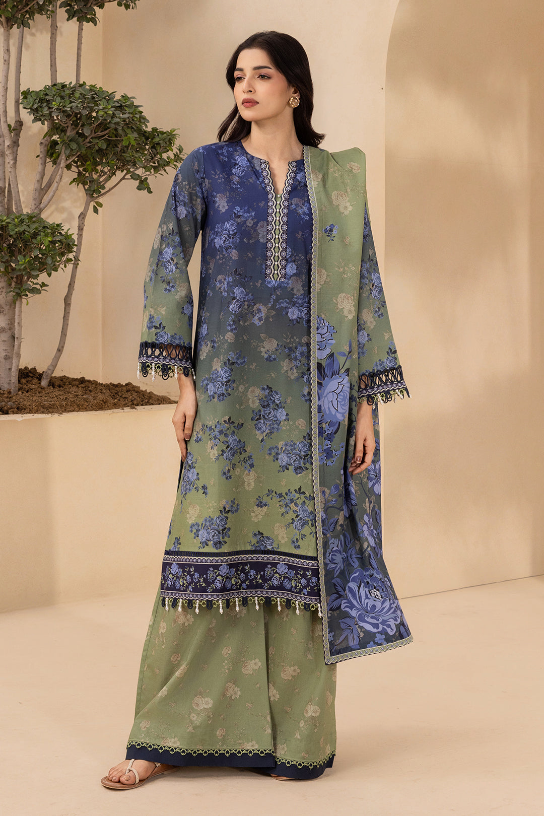 Shirt Shalwar Dupatta - 0766