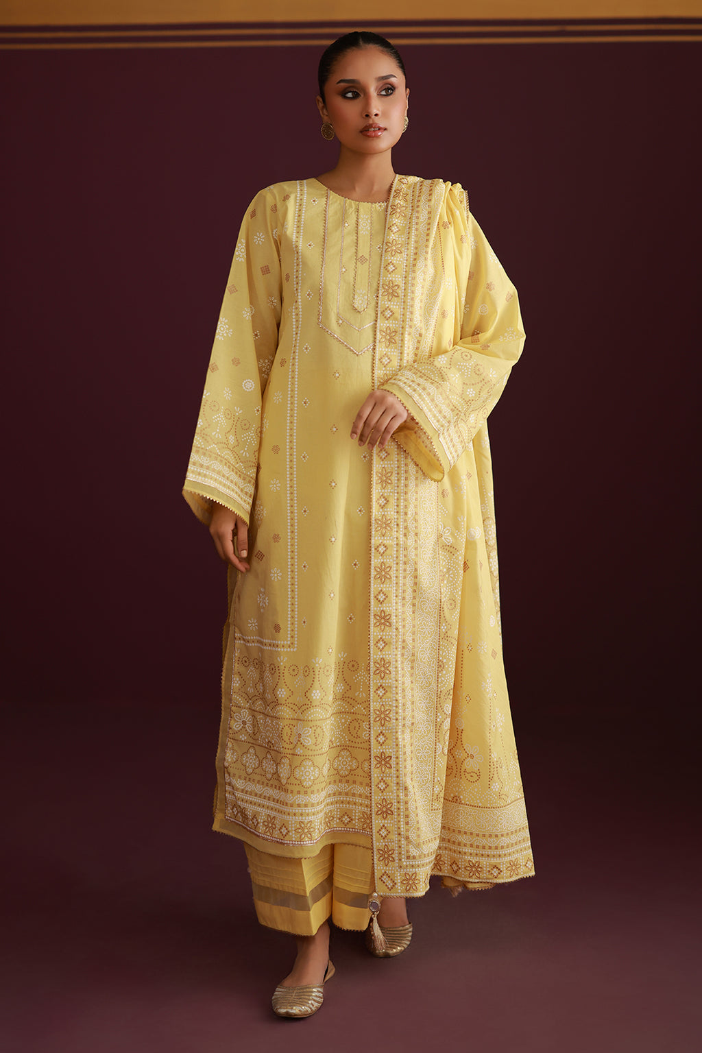 Shirt Shalwar Dupatta - 0772