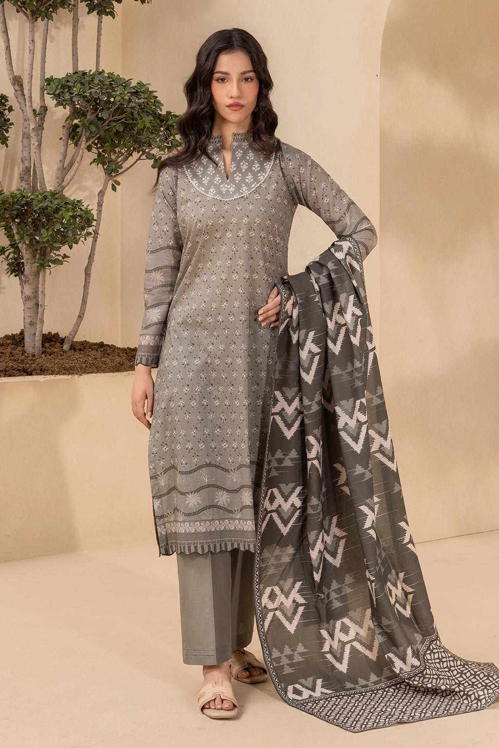 Shirt Shalwar Dupatta - 0775