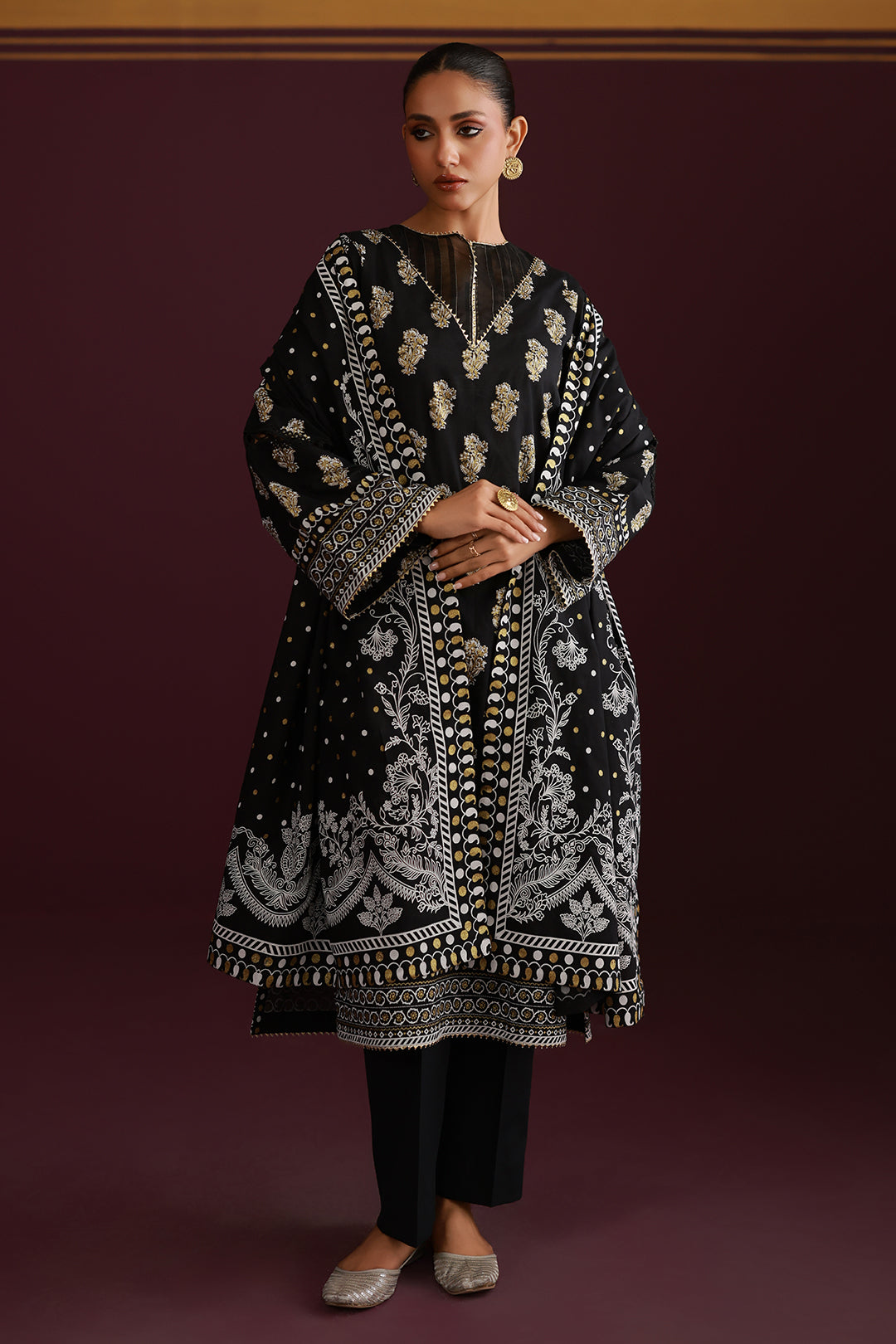Shirt Shalwar Dupatta - 0776