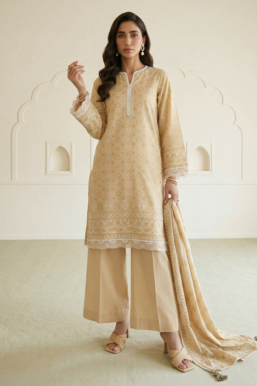 Shirt Shalwar Dupatta - 0836