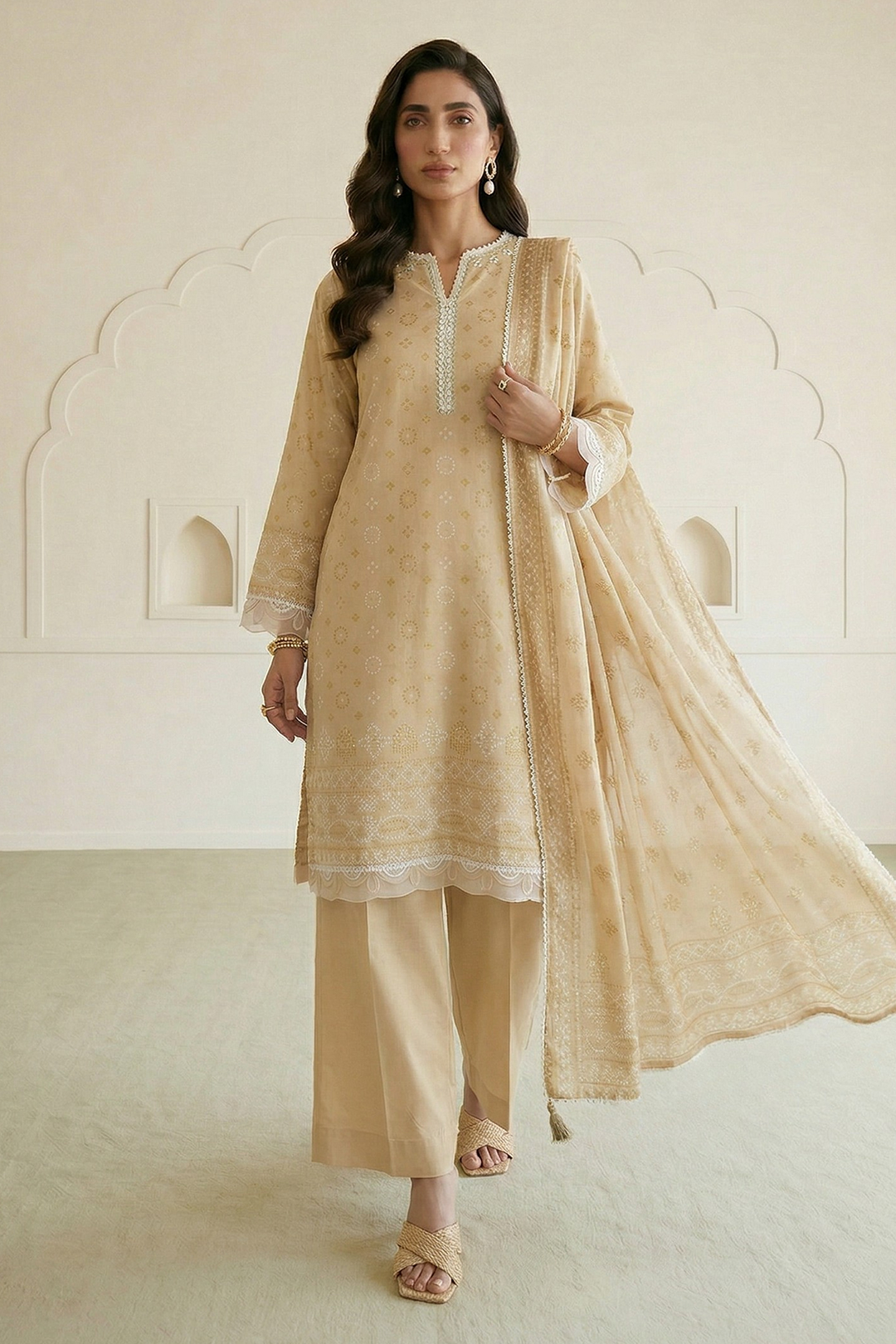 Shirt Shalwar Dupatta - 0836
