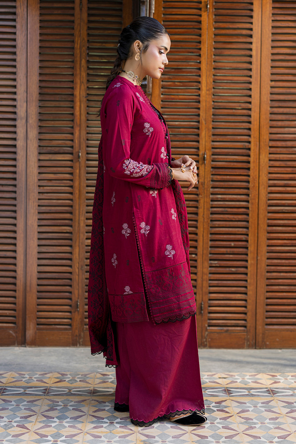 Shirt Shalwar Dupatta - 0855