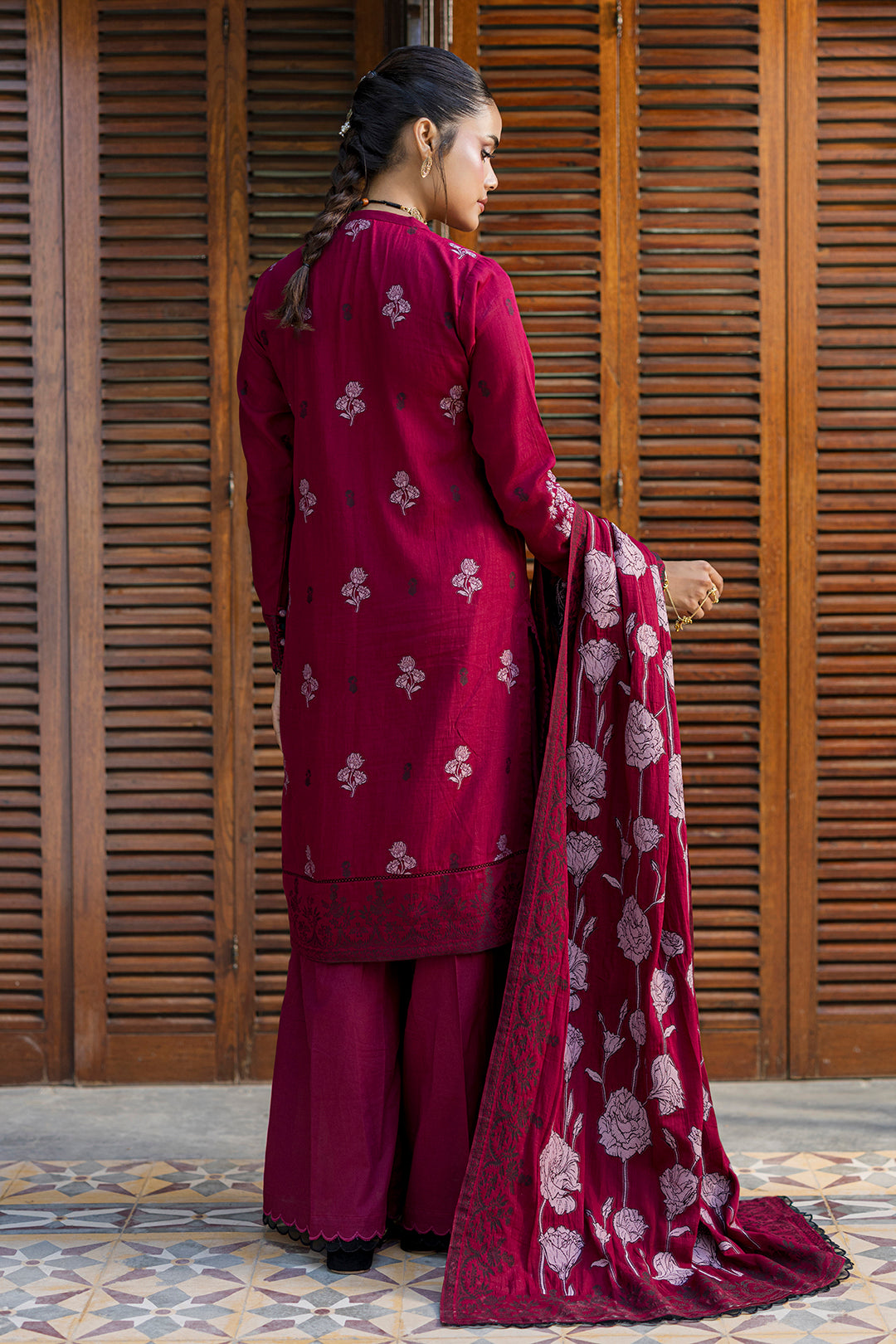 Shirt Shalwar Dupatta - 0855