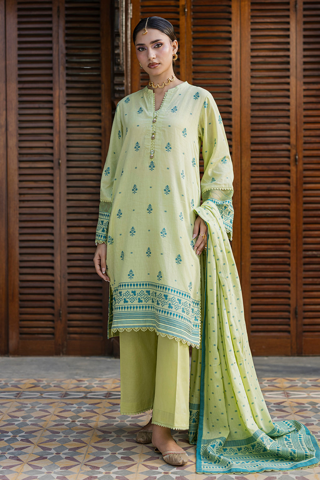 Shirt Shalwar Dupatta - 0859