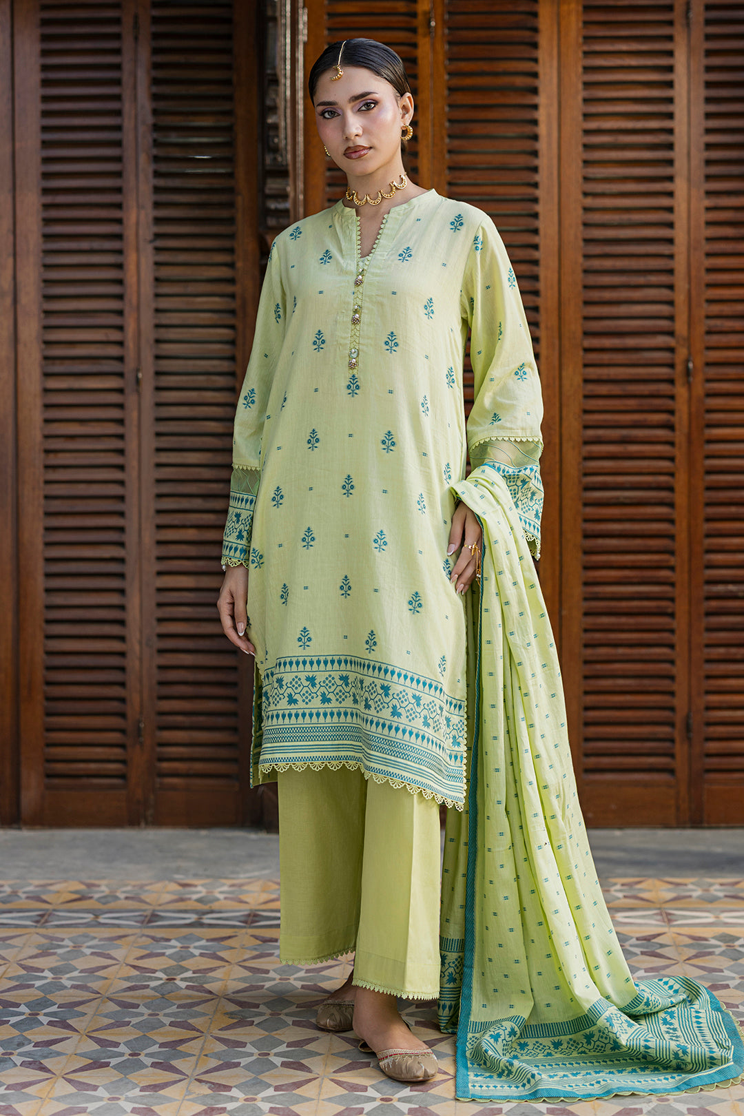 Shirt Shalwar Dupatta - 0859