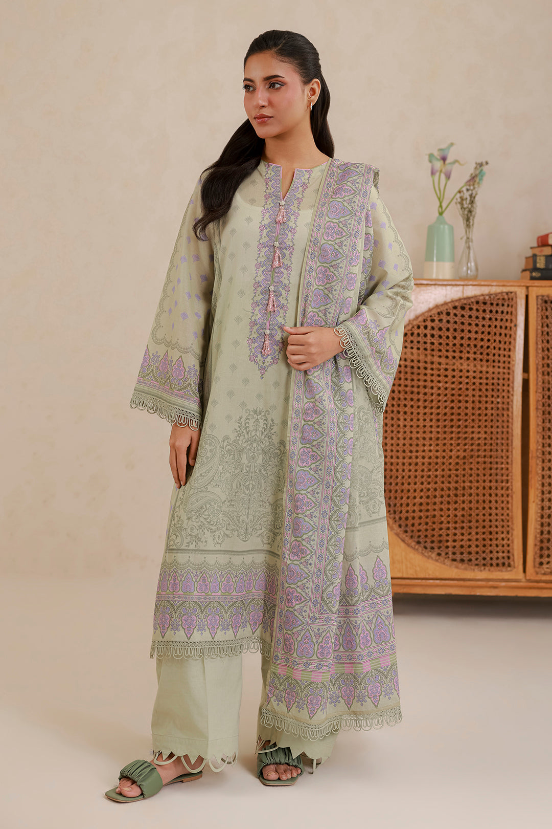Shirt Shalwar Dupatta - 0875