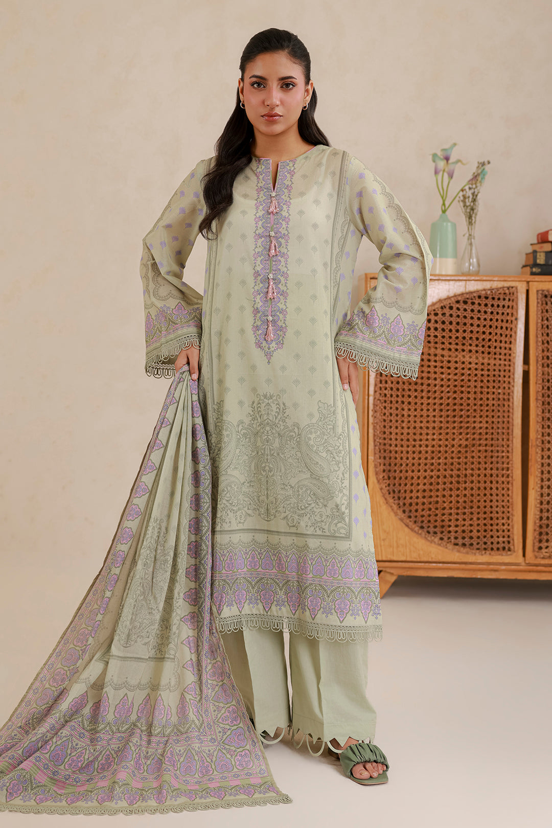Shirt Shalwar Dupatta - 0875