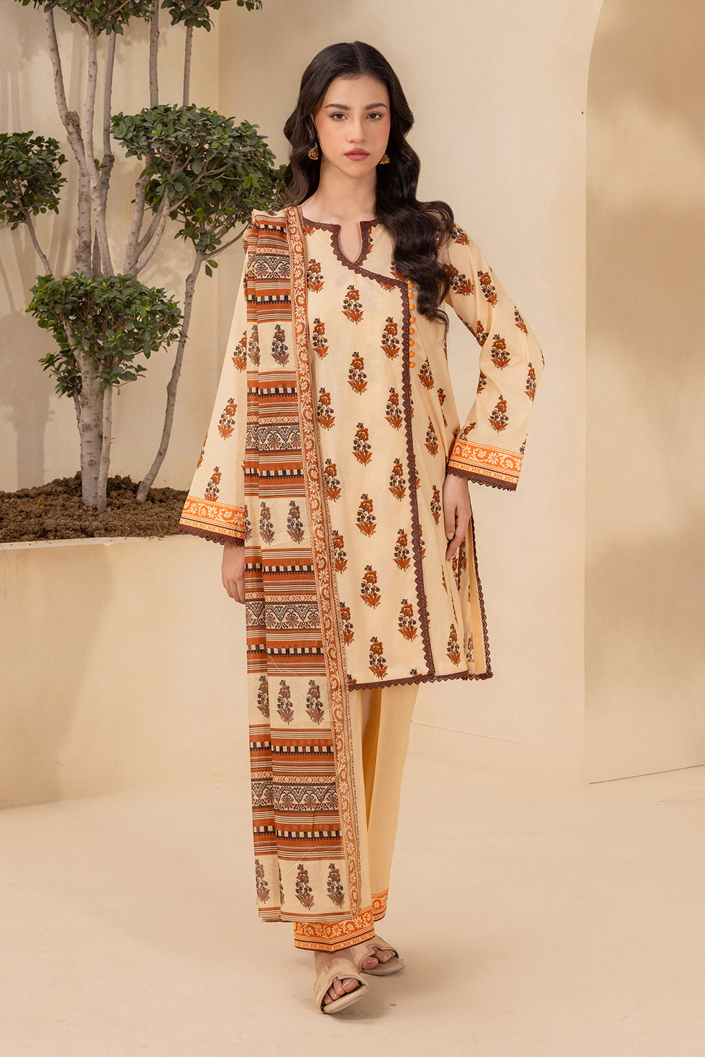 Shirt Shalwar Dupatta - 0876