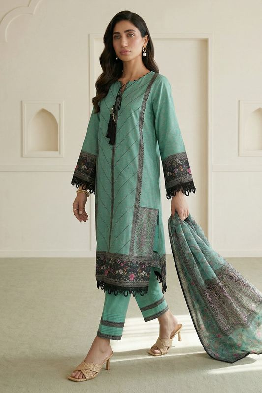Shirt Shalwar Dupatta - 0877