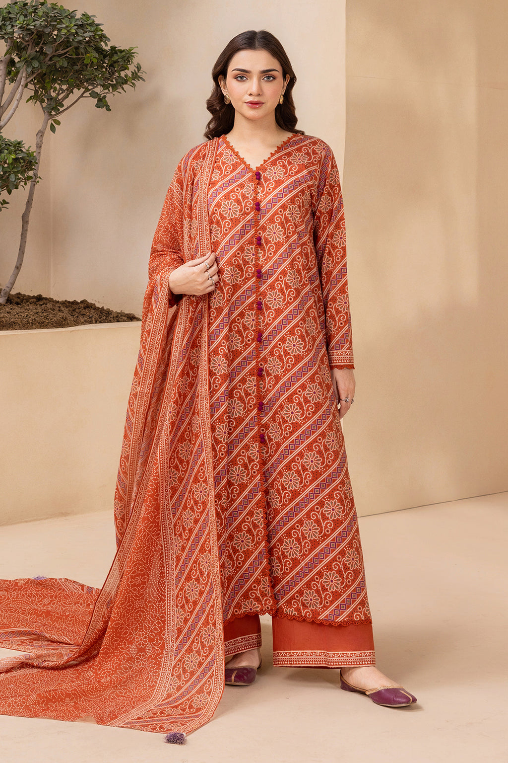 Shirt Shalwar Dupatta - 0880