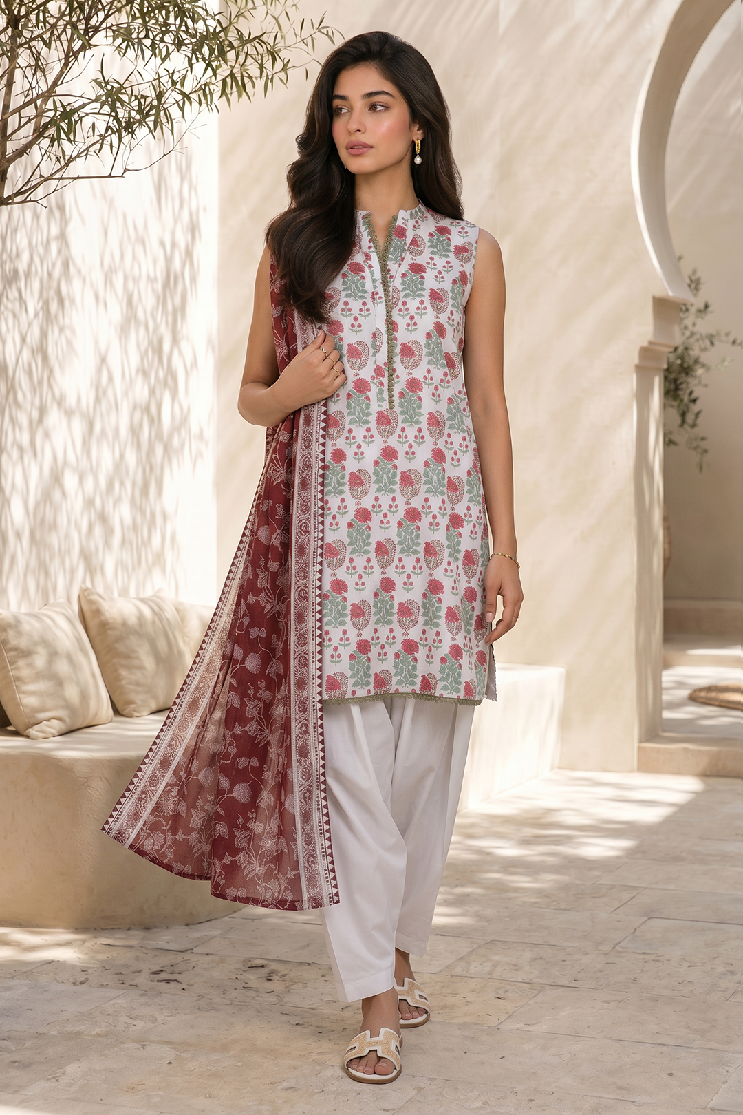 Shirt Shalwar Dupatta - 0885