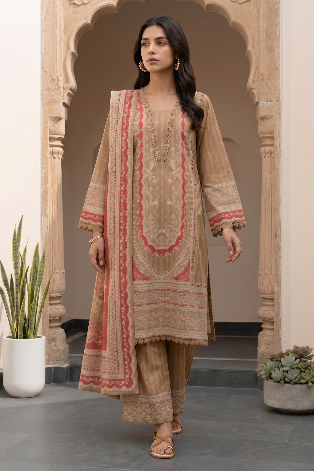 Shirt Shalwar Dupatta - 0890