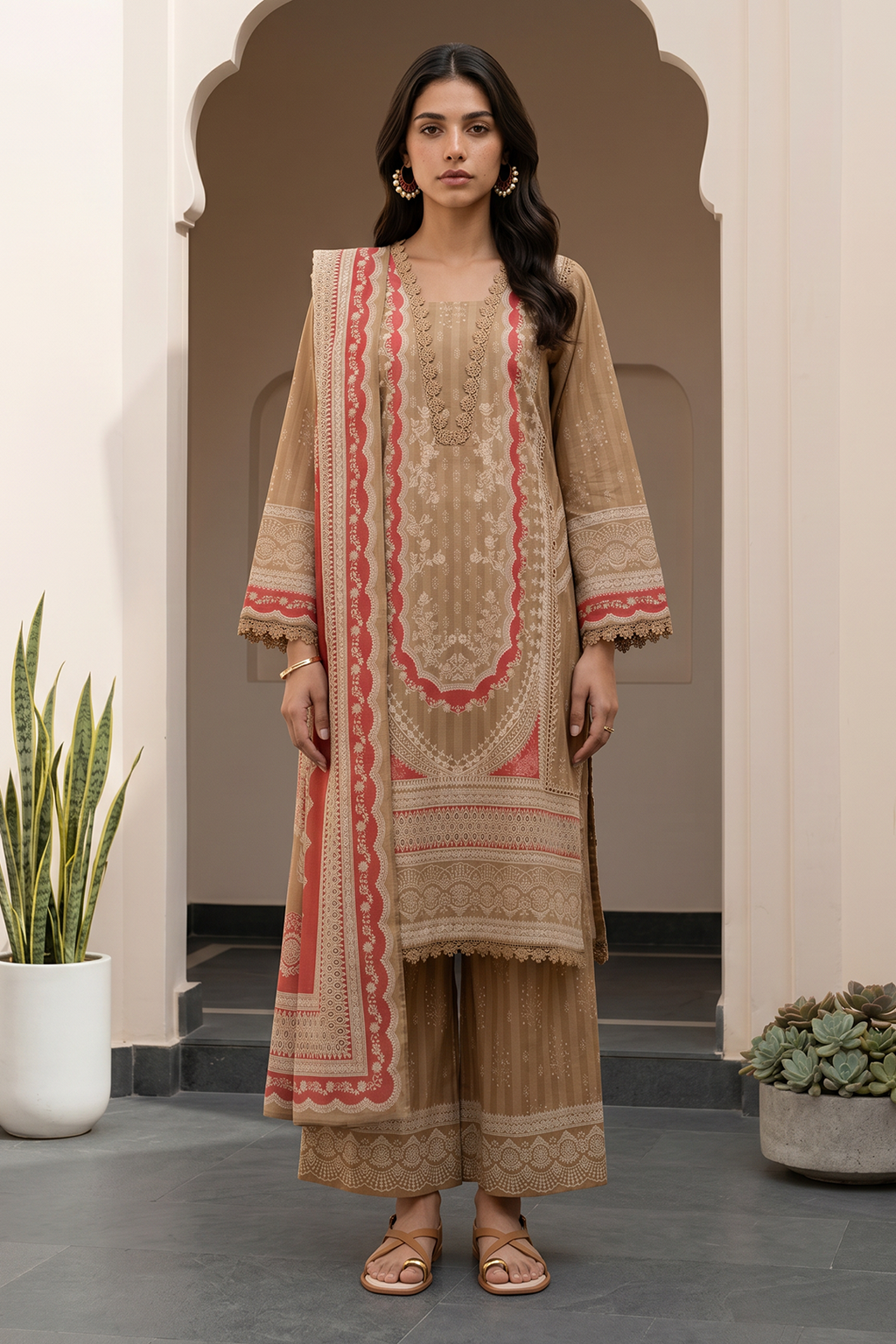 Shirt Shalwar Dupatta - 0890