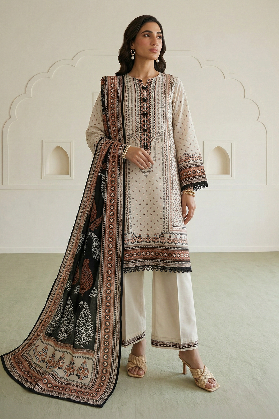 Shirt Shalwar Dupatta - 0940