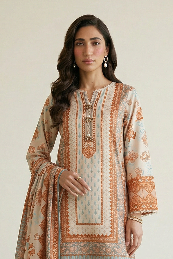 Shirt Shalwar Dupatta - 0944