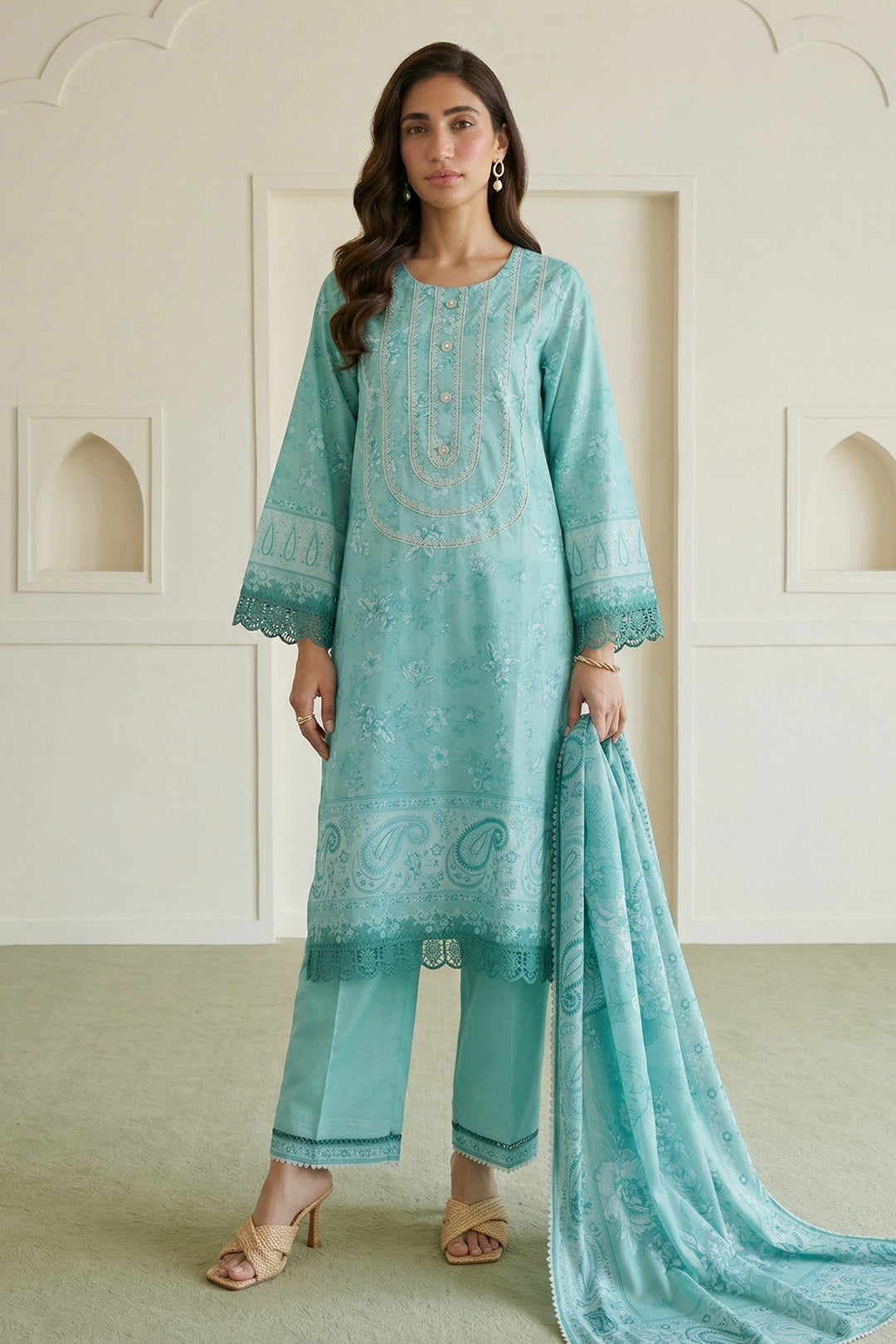 Shirt Shalwar Dupatta - 0954