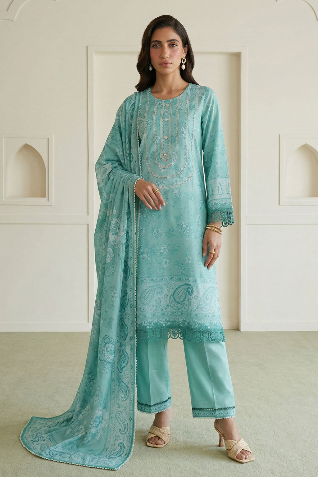 Shirt Shalwar Dupatta - 0954