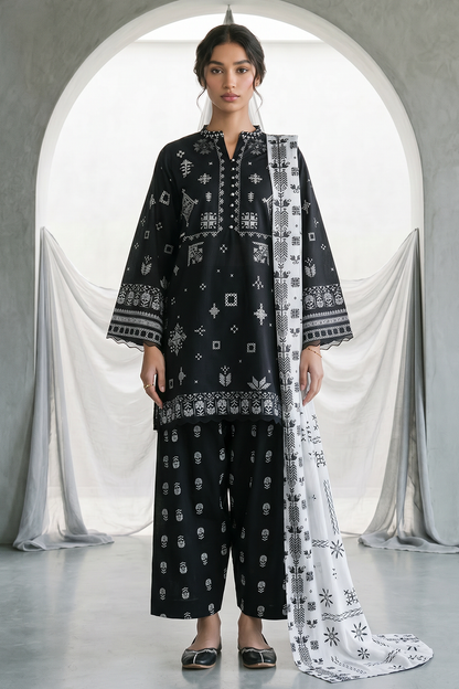 Shirt Shalwar Dupatta - 0957