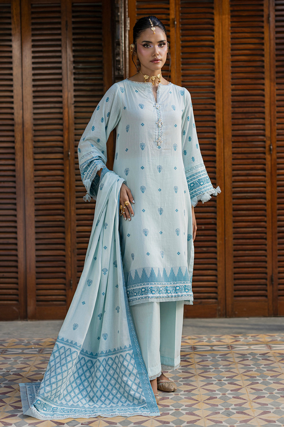 Shirt Shalwar Dupatta - 0987