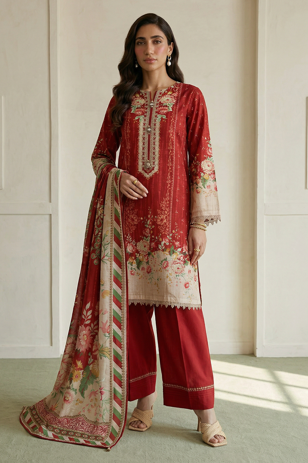 Shirt Shalwar Dupatta - 1006