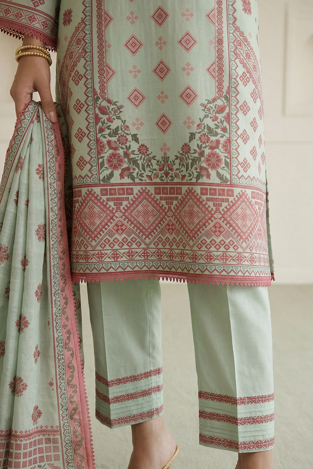 Shirt Shalwar Dupatta - 1008