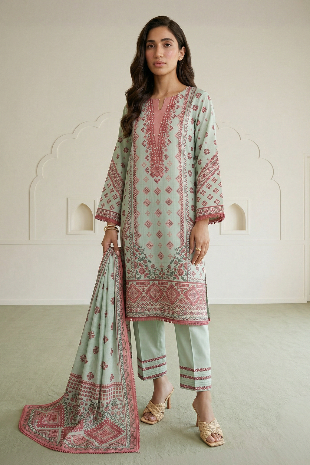 Shirt Shalwar Dupatta - 1008