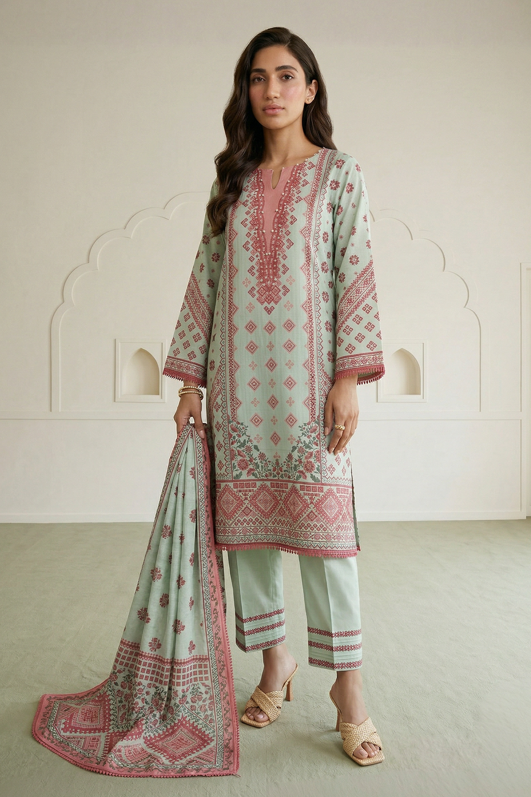 Shirt Shalwar Dupatta - 1008
